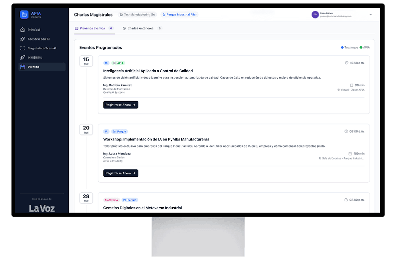 Eventos y Charlas Magistrales